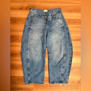 Free People Barrel Jeans size 26 NWOT